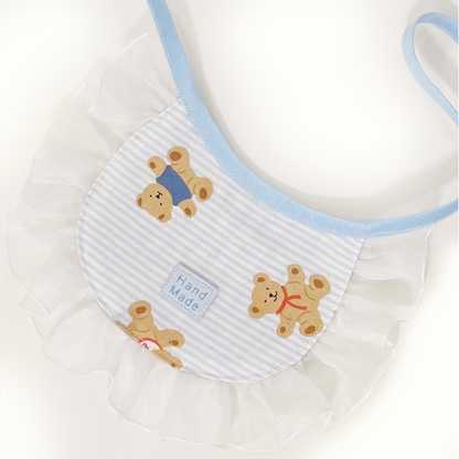 PetAstory Ruffle Bear Drool Bandana