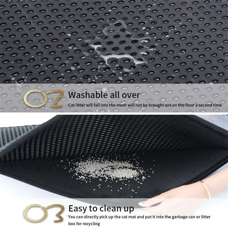 PawTrap Double-Layer Litter Mat
