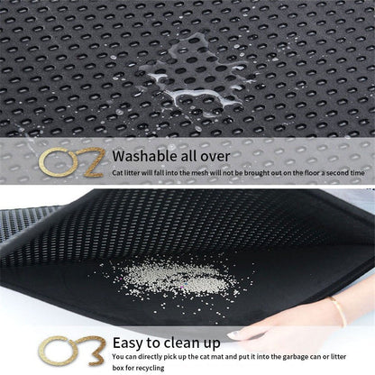 PawTrap Double-Layer Litter Mat